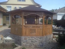 Деревянная беседка 1193