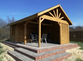 Беседка с хозблоком 1196