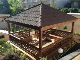 Беседка из дерева 1021