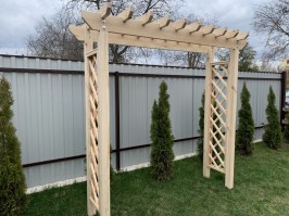 Пергола садовая из дерева 0060