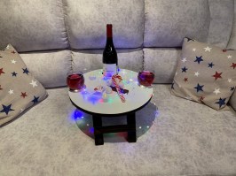 Винный столик  (сосна) 0091