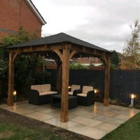 Беседка деревянная садовая 0969