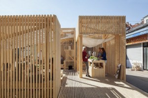 Торговый павильон из дерева 5033