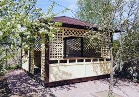 Беседка садовая деревянная 0532