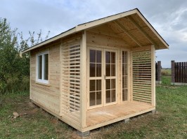 Беседка застекленная 1144