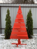 Елка из дерева декоративная 0034