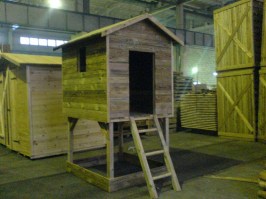 Домик для детей игровой из дерева 0015