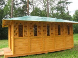 Деревянная беседка для сада, дачи 0162