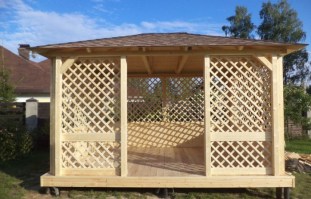 Беседка из дерева 0211