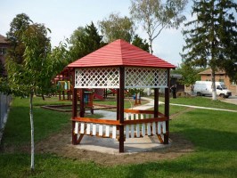 Деревянная беседка под заказ 0376