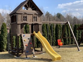 Детская игровая площадка из дерева 0130