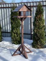 Кормушка для птиц на ножке 0052