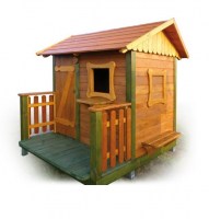 Игровой домик для детей из дерева 0029