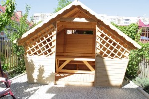 Беседка садовая деревянная 0736