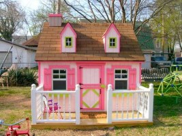 Детский деревянный домик 0061