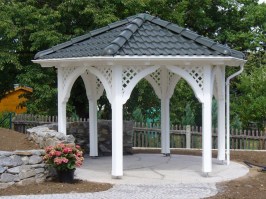 Беседка садовая деревянная 1007