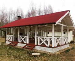 Деревянная беседка для сада, дачи 1163