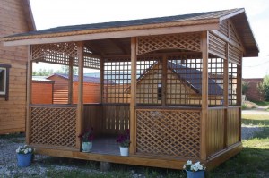 Беседка прямоугольная 0793