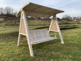 Качели деревянные для отдыха из сосны 0122