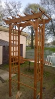 Пергола деревянная Садовая в Минске 0016
