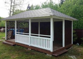 Деревянная садовая беседка 1031