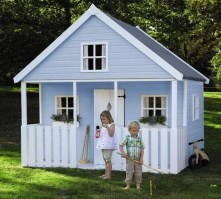 Игровой домик для детей под заказ (2 этажа) 0130