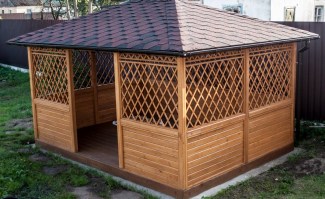 Беседка деревянная 0795