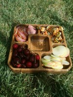 Менажница квадрат (дуб) 0006