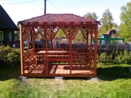 Беседка прямоугольная 0318