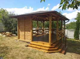 Беседка садовая из дерева 0943