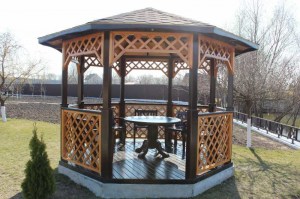 Деревянная беседка под заказ 0426