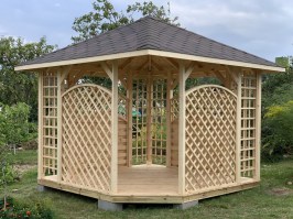 Беседка деревянная садовая 0778
