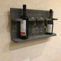 Винная полка настенная 0041