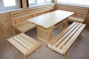 Комплект мебели садовой из дерева 0027