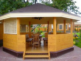 Беседка деревянная 0203