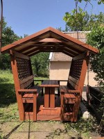 Беседка садовая деревянная 0932