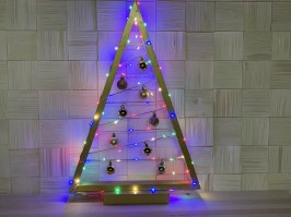 Елка-рамка из дерева декоративная 0045