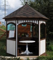 Деревянная беседка 0465