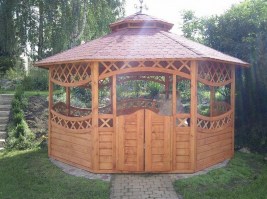 Беседка садовая из дерева 1201