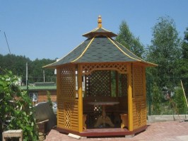 Беседка садовая деревянная 1069