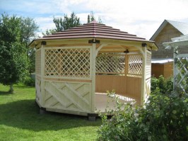 Деревянная беседка 0662