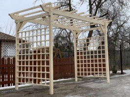 Пергола садовая из дерева 0072