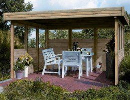 Беседка деревянная 0998