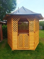 Беседка садовая из дерева 0977