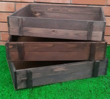 Ящик для хранения из дерева 0010