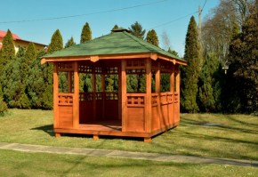 Беседка деревянная садовая 0604