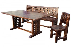 Комплект мебели садовой из дерева 0024