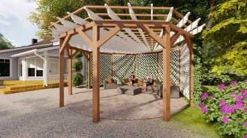 Беседка-пергола 1122