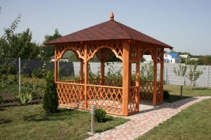 Беседка деревянная садовая 0406