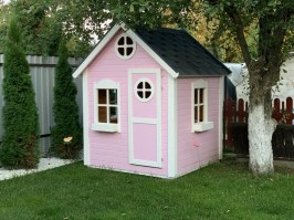 Детский деревянный домик 0181